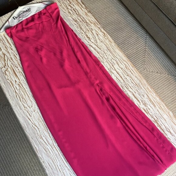 Asher Strapless Dress in Pink - Superdown - Picture 4 of 5